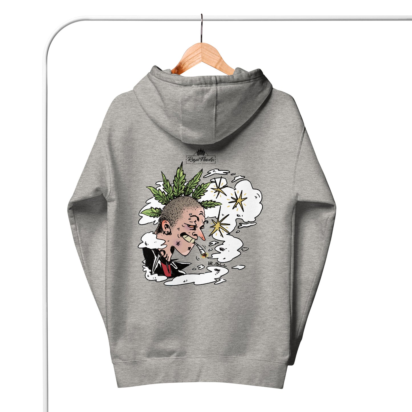 Royal Flower x Irene Bella | Felpa con ricamo