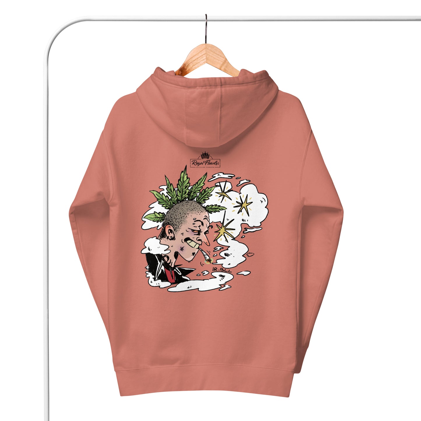 Royal Flower x Irene Bella | Felpa con ricamo