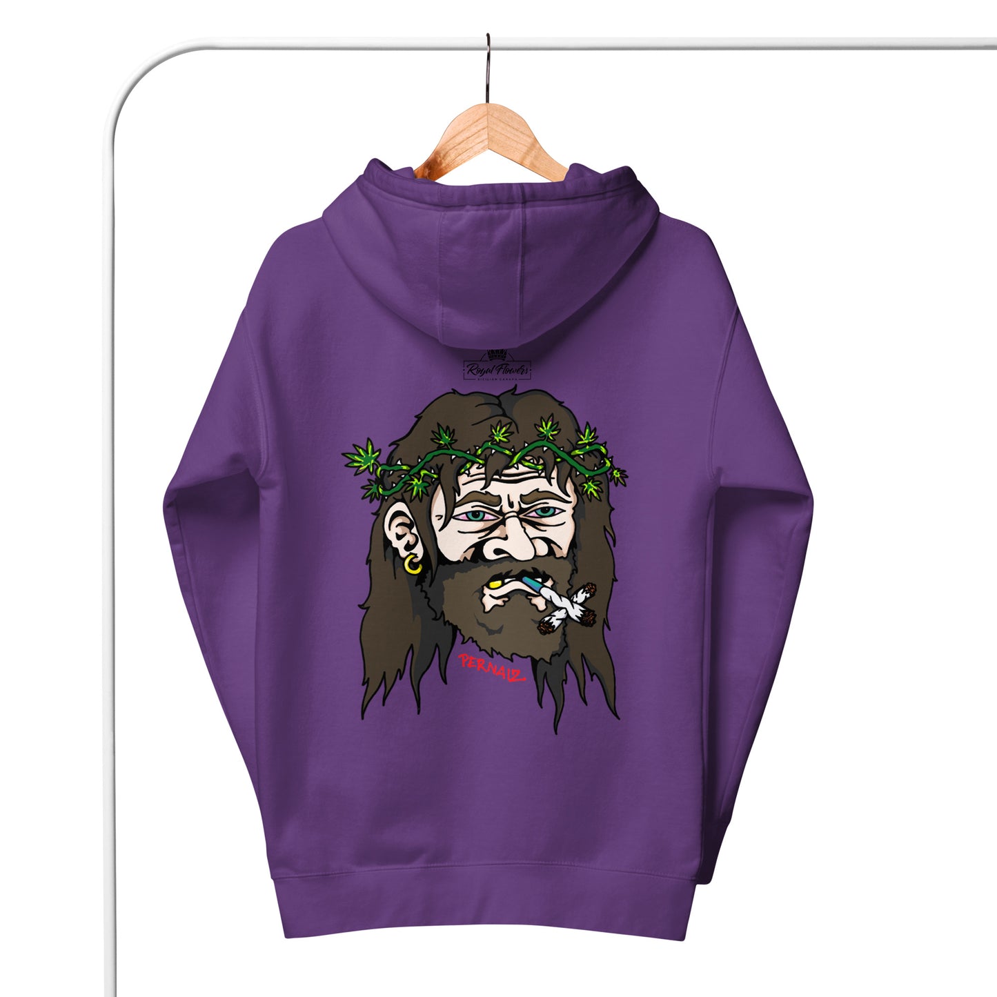 Royal Flower x Pernaiz | Felpa con ricamo