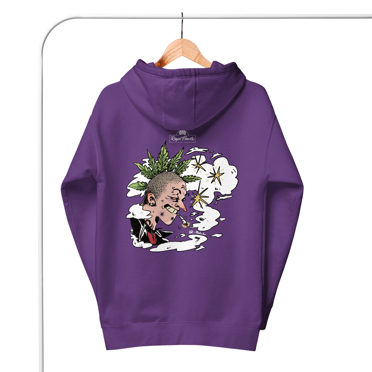 Royal Flower x Irene Bella | Felpa con ricamo