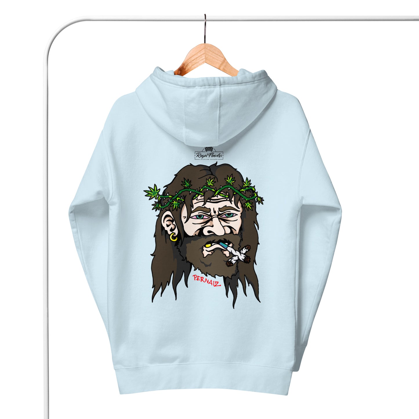 Royal Flower x Pernaiz | Felpa con ricamo