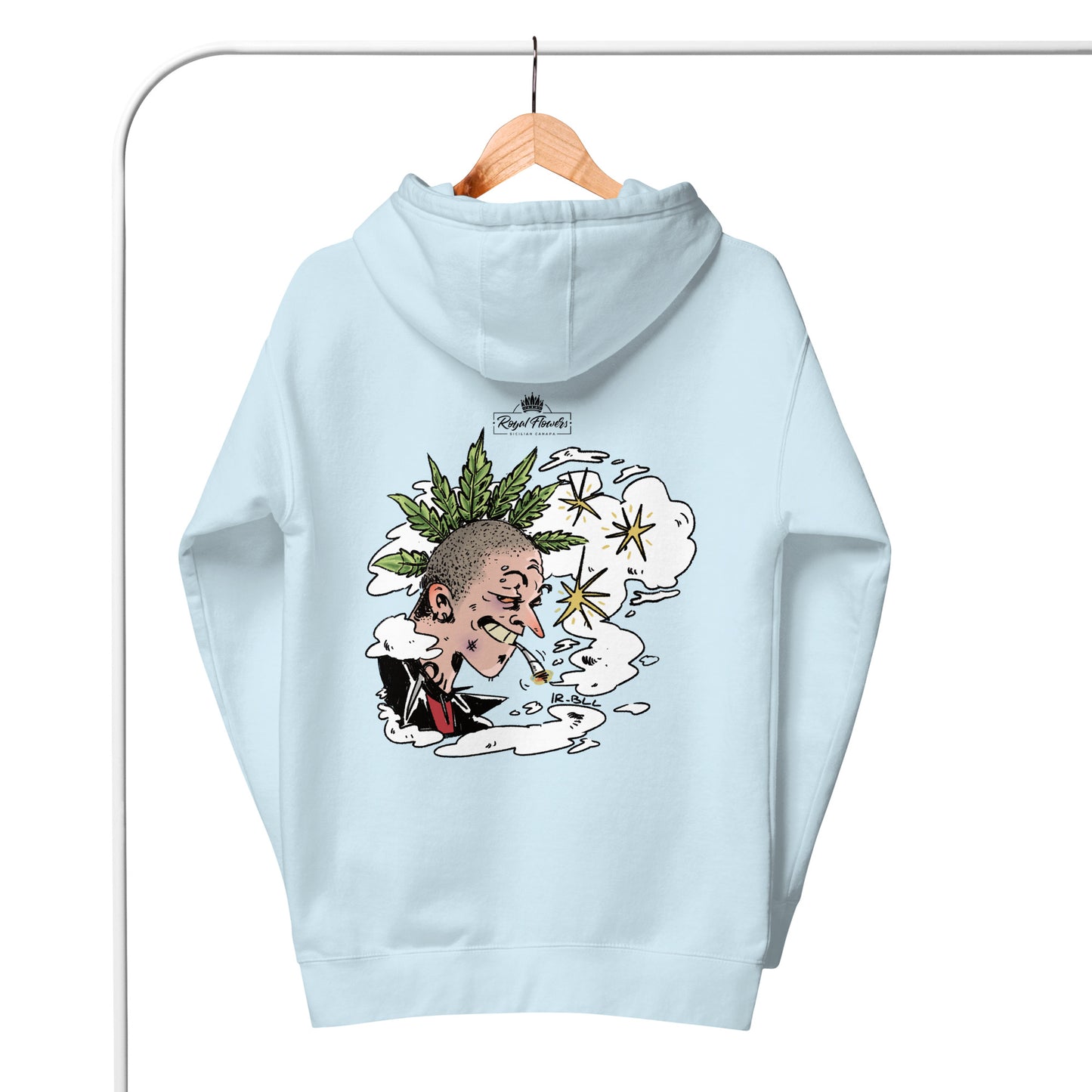 Royal Flower x Irene Bella | Felpa con ricamo